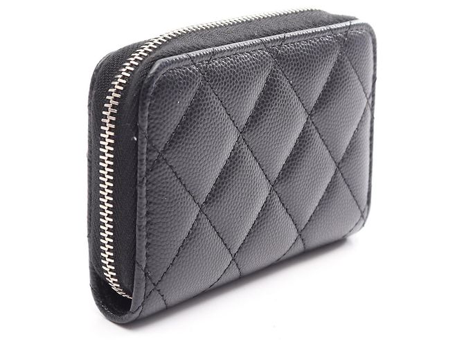 Monedero Matelassé Chanel Negro - vista 2