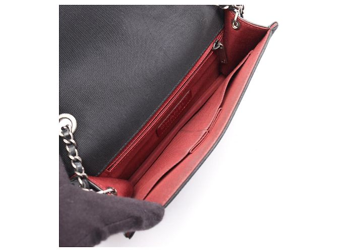 Borsa a tracolla Chanel Matelassé in agnello nero - vista 3