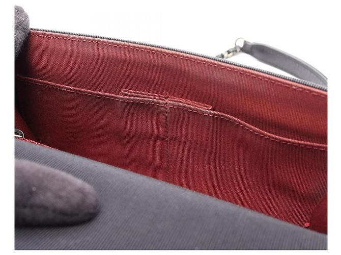 Borsa a tracolla Chanel Matelassé in agnello nero - vista 6
