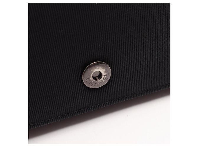 Borsa a tracolla Chanel Matelassé in agnello nero - vista 7