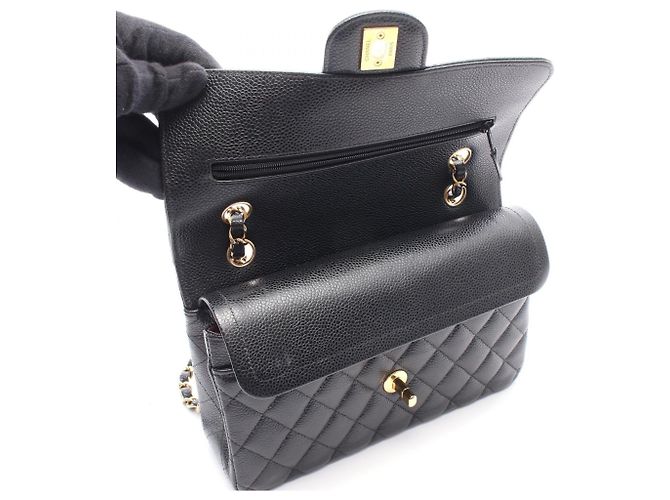 Timeless Borsa a tracolla Chanel Matelassé Double Flap Nero - vista 8
