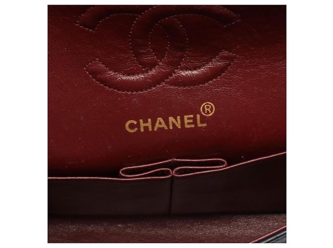 Borsa a Spalla Chanel Matelassé Double Flap Nero - vista 4
