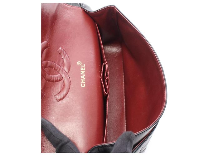 Timeless Borsa a Spalla Chanel Matelassé Double Flap Nero - vista 3