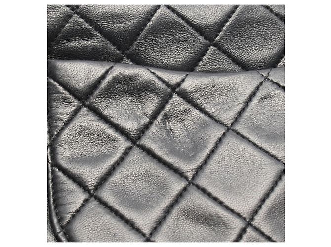 Timeless Borsa a Spalla Chanel Matelassé Double Flap Nero - vista 9
