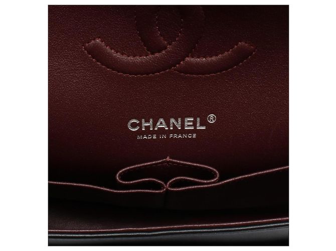 Borsa a Spalla Chanel Matelassé Double Flap Nero - vista 4
