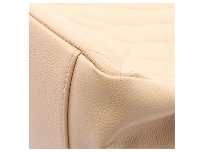 Borsa Tote Chanel Matelassé Grand Shopping GST Beige - vista 10