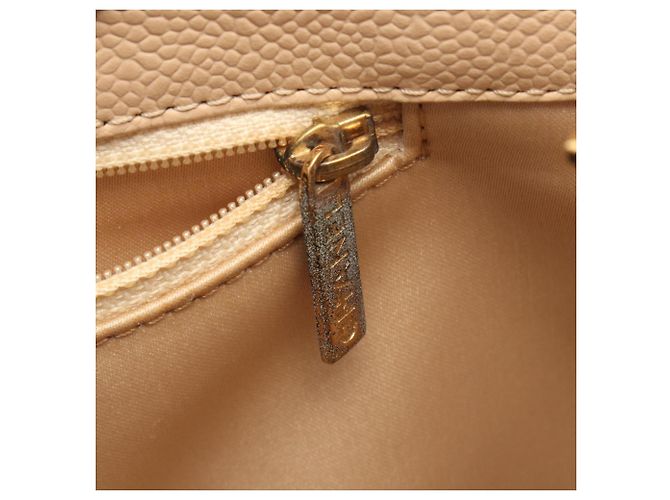 Borsa Tote Chanel Matelassé Grand Shopping GST Beige - vista 7