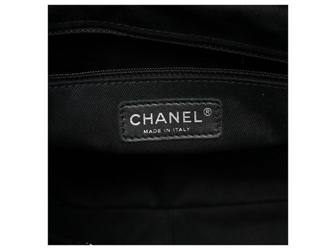 Timeless Borsa Tote Chanel Matelassé Coco Mark Nero - vista 4
