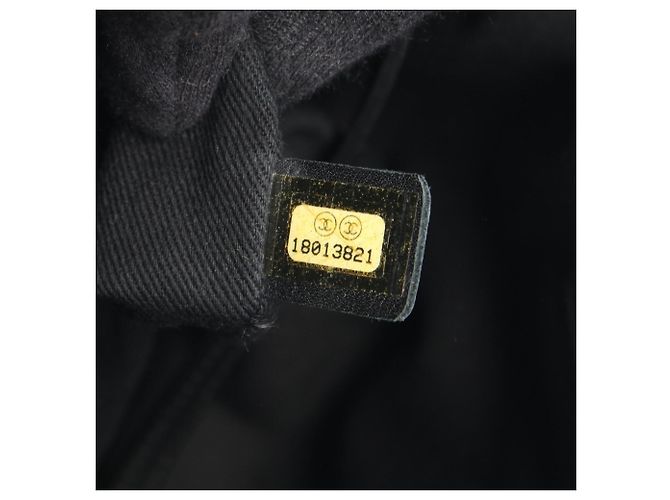 Timeless Borsa Tote Chanel Matelassé Coco Mark Nero - vista 5