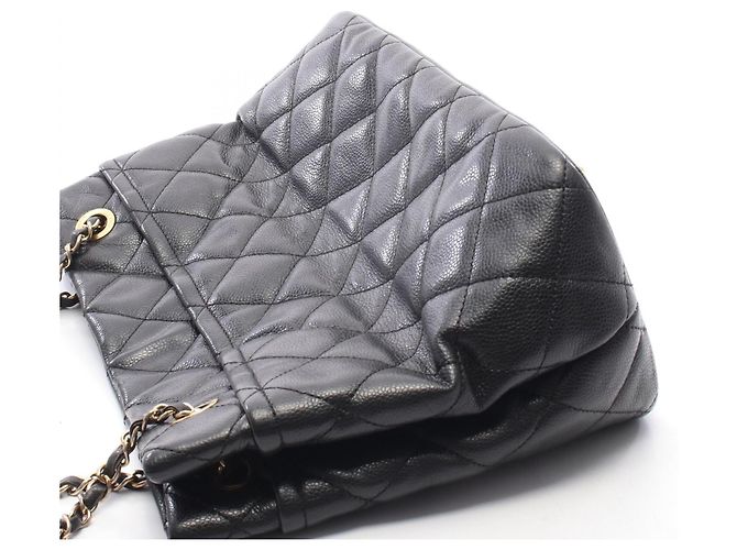 Chanel Matelassé Coco Mark Tote Bag Black - view 8