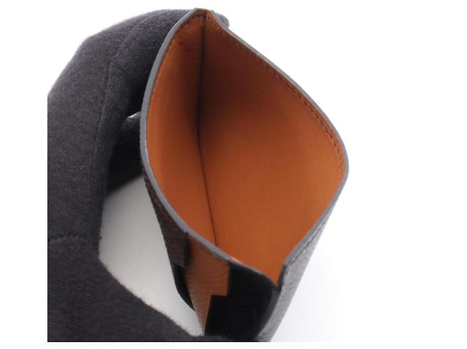 Hermès Hermes City 3CC Card Case Brown Black - view 3