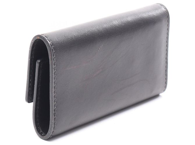Hermès Hermes Sellier Etuicle 4 Black Key Case Nero - vista 2