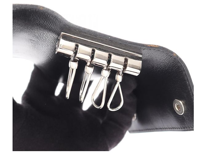 Hermès Hermes Sellier Etuicle 4 Black Key Case Nero - vista 7