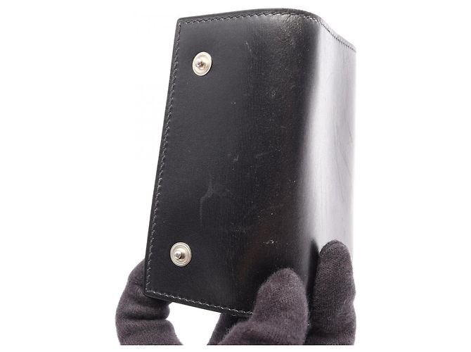 Hermès Hermes Sellier Etuicle 4 Black Key Case Nero - vista 8