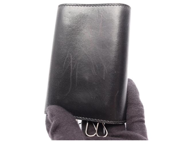 Hermès Hermes Sellier Etuicle 4 Black Key Case Nero - vista 9