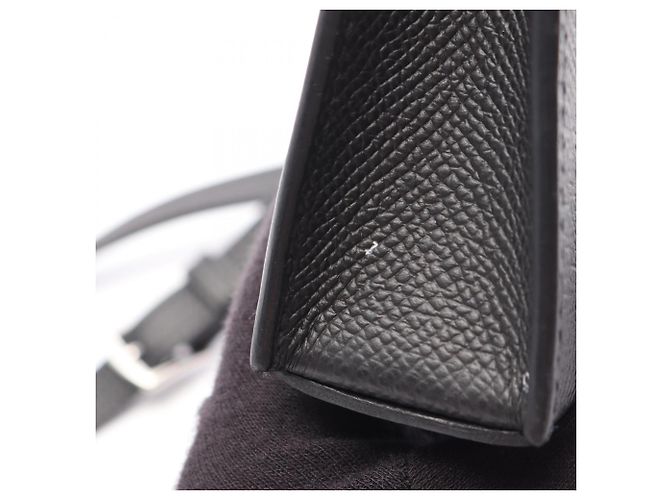 Hermès Borsa a tracolla Hermes Nap To Go in pelle nera Nero - vista 6