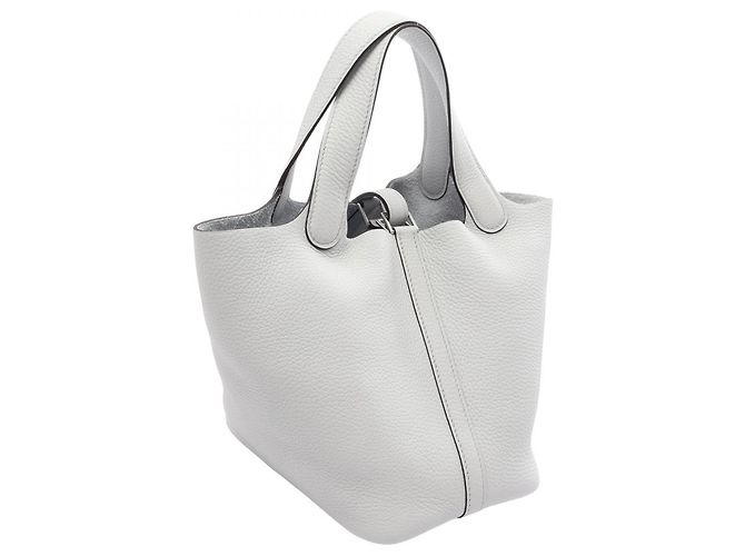 Hermès Borsa Hermes Picotin Lock PM Blue Pale - vista 2