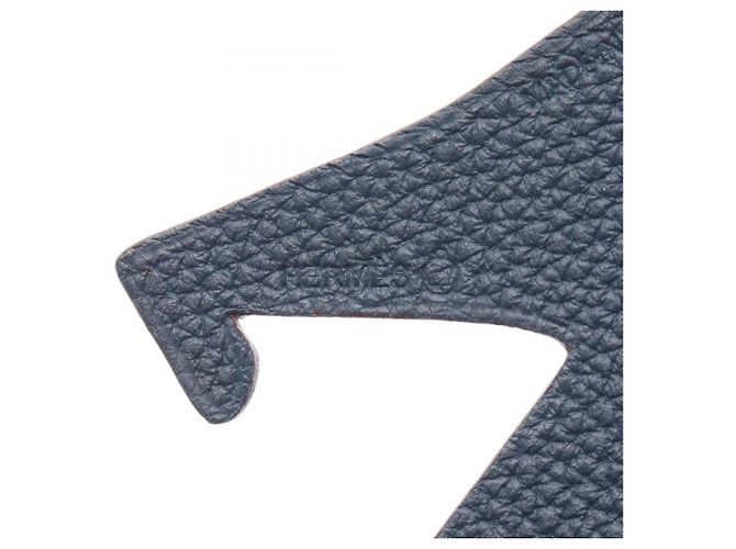 Hermès Accessorio Portachiavi Orsetto Petit H Hermes Verde Blu navy - vista 3