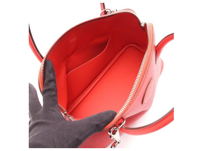 Hermès Sac à main 2-Way Hermes Bolide 27 Rouge Tomato - vue 3