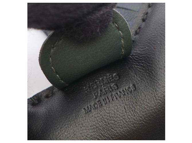 Hermès Hermes Rodeo PM Vert Mangrove Blue Nuit Charm Nero Verde Blu navy - vista 3