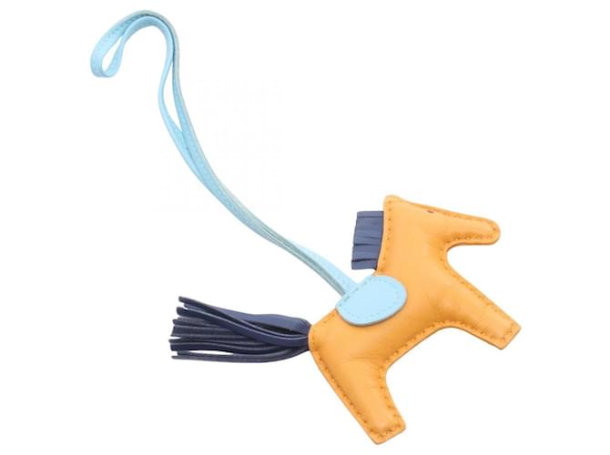 Hermès Charm per borsa Hermes Rodeo PM Marrone Blu Blu navy - vista 2