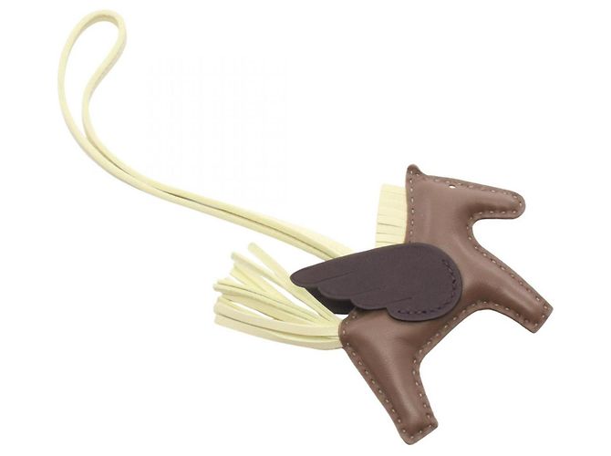 Hermès Hermes Rodeo Pegasus PM Charm Braun Gelb - Ansicht 2