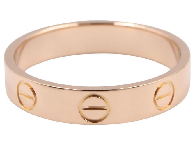 Anello Mini Love di Cartier in oro rosa 18K D'oro - vista 2