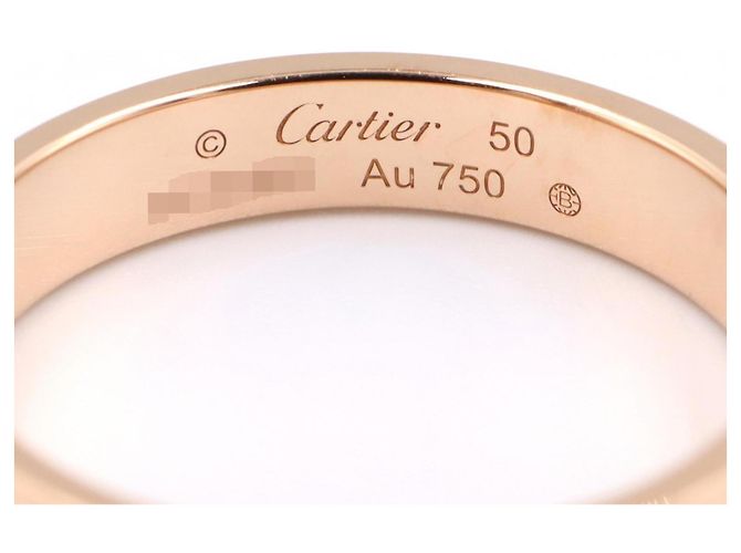 Anello Mini Love di Cartier in oro rosa 18K D'oro - vista 3