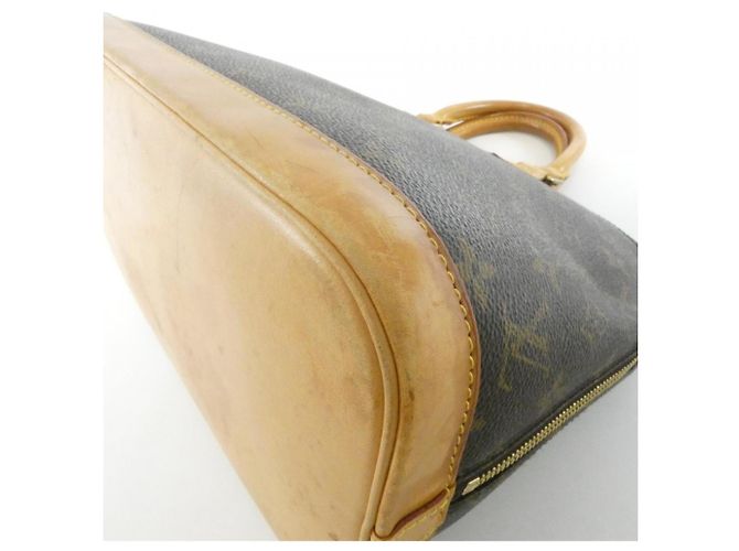Borsa Louis Vuitton Monogram Alma PM Marrone - vista 2