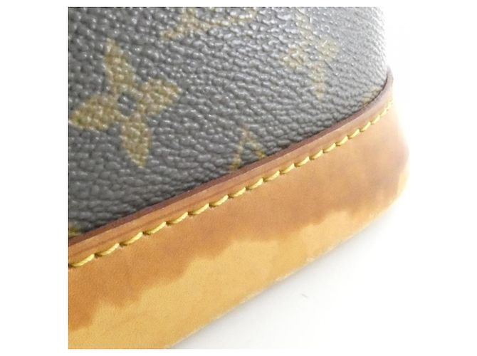 Borsa Louis Vuitton Monogram Alma PM Marrone - vista 3