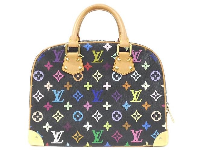 Borsa Louis Vuitton Multicolor Trouville Nero - vista 2