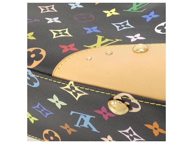Borsa Louis Vuitton Multicolor Beverly MM Nero - vista 4