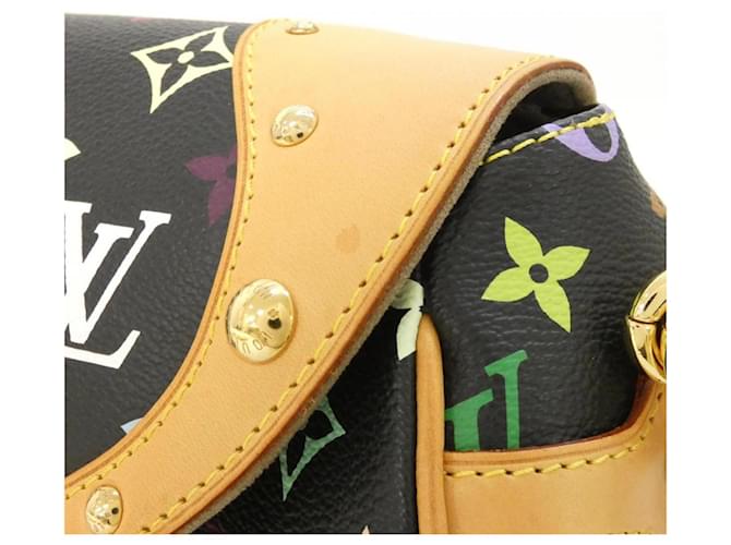 Borsa Louis Vuitton Multicolor Beverly MM Nero - vista 6
