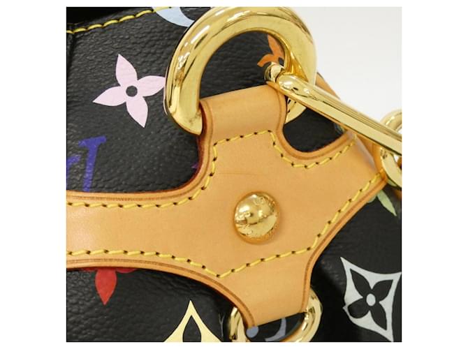 Borsa Louis Vuitton Multicolor Beverly MM Nero - vista 7