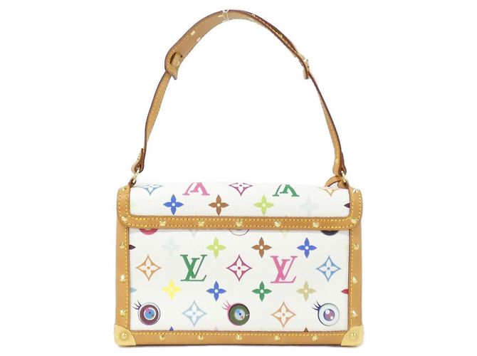 Pochette Louis Vuitton Multicolor EYE MISS YOU M92055 Borsa a Spalla Bianco - vista 2
