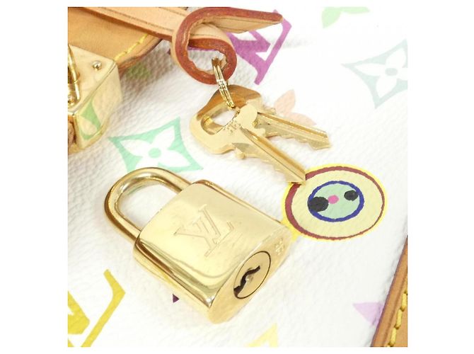 Pochette Louis Vuitton Multicolor EYE MISS YOU M92055 Borsa a Spalla Bianco - vista 4