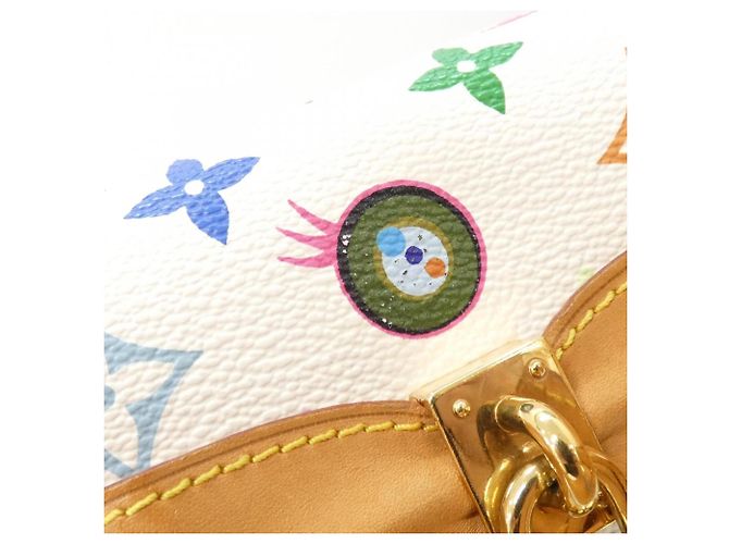 Pochette Louis Vuitton Multicolor EYE MISS YOU M92055 Borsa a Spalla Bianco - vista 7