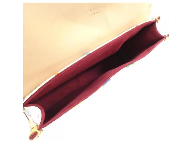 Pochette Louis Vuitton Multicolor EYE MISS YOU M92055 Borsa a Spalla Bianco - vista 9