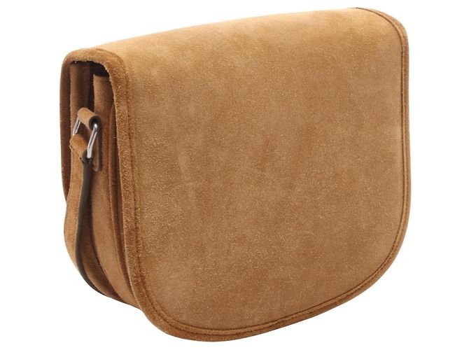 Céline Borsa a tracolla Celine Triomphe in scamosciato Marrone - vista 2