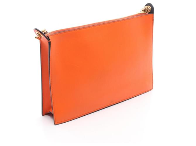 Céline Borsa a Spalla Celine Tricolor Medium Rosa Beige Arancione - vista 2
