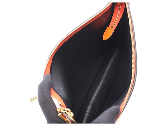 Céline Borsa a Spalla Celine Tricolor Medium Rosa Beige Arancione - vista 3
