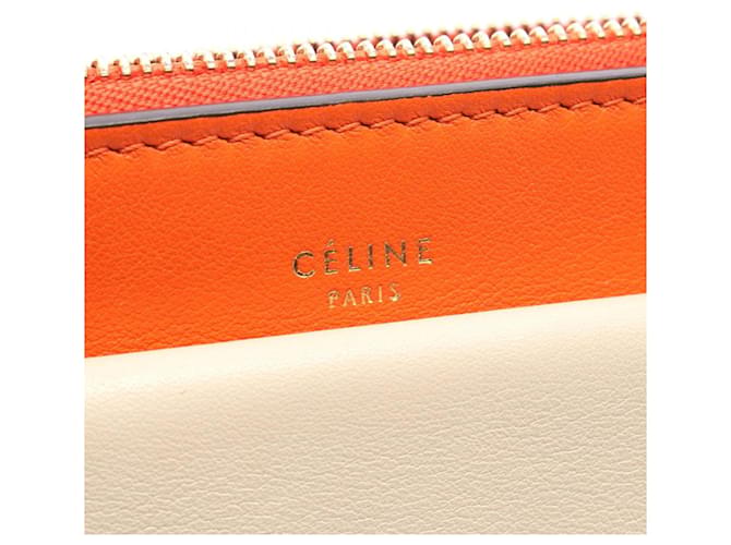 Céline Borsa a Spalla Celine Tricolor Medium Rosa Beige Arancione - vista 4