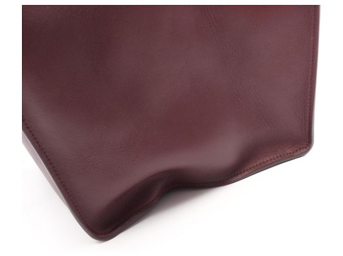 Céline Celine Big Bag Small con Correa Larga Burdeos - vista 10