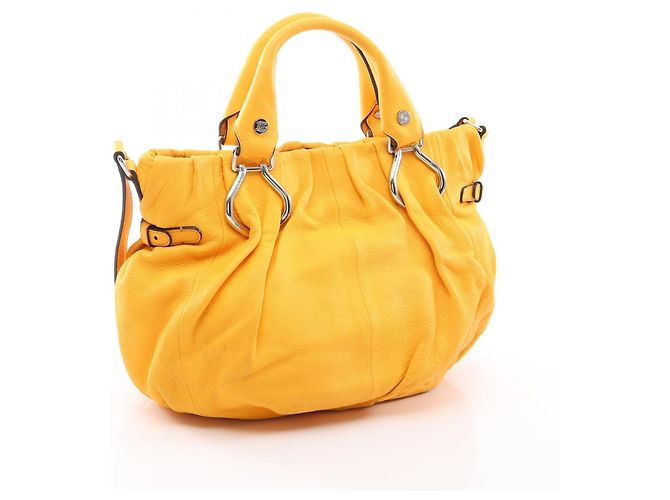 Céline Celine Pillow Small 2-Way Handtasche Gelb - Ansicht 2