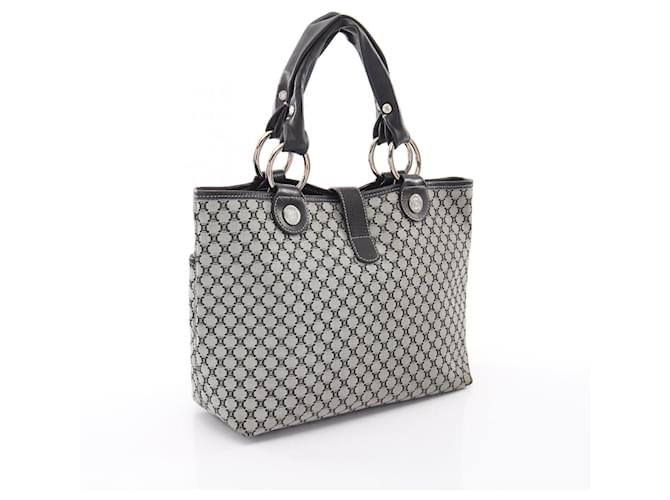 Céline Celine Macadam Tote Bag Braun Schwarz - Ansicht 2