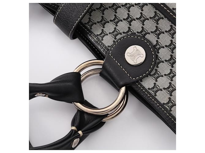 Céline Celine Macadam Tote Bag Braun Schwarz - Ansicht 8