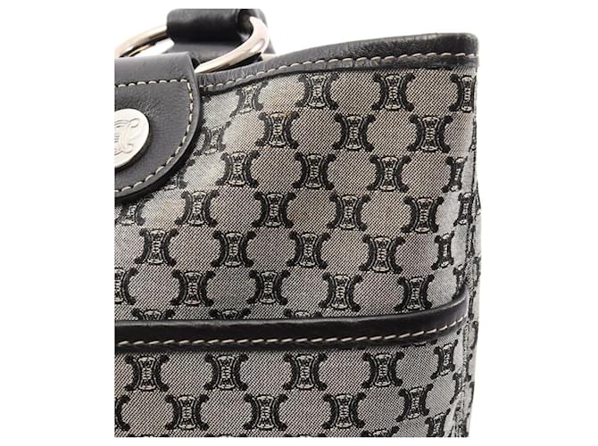 Céline Celine Macadam Tote Bag Braun Schwarz - Ansicht 9