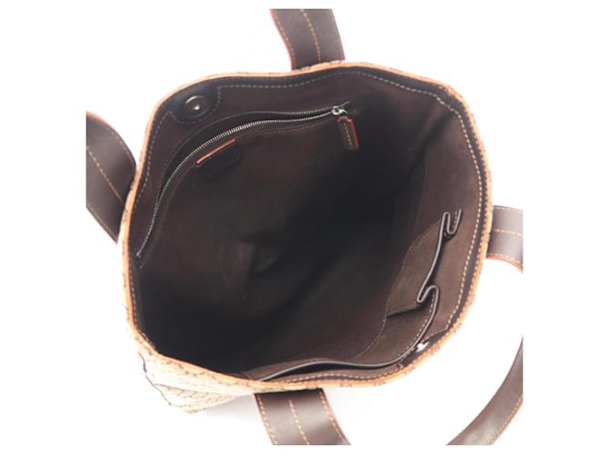 Céline Borsa Tote Celine Macadam Marrone Beige - vista 3