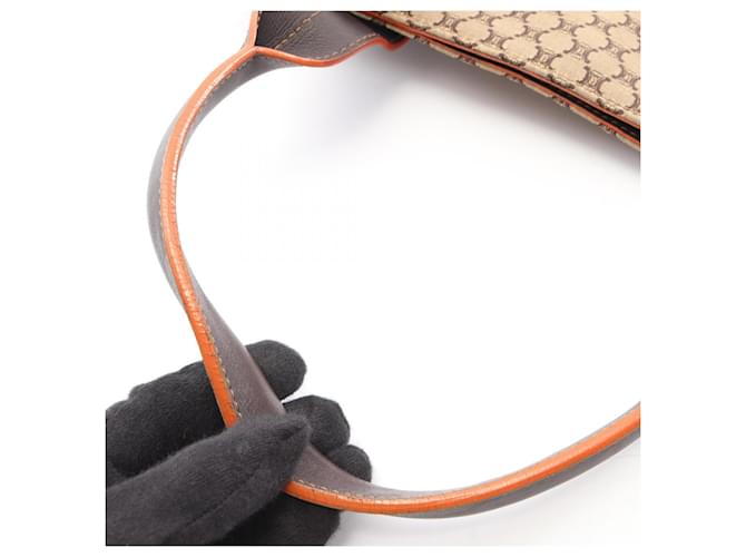 Céline Borsa Tote Celine Macadam Marrone Beige - vista 8