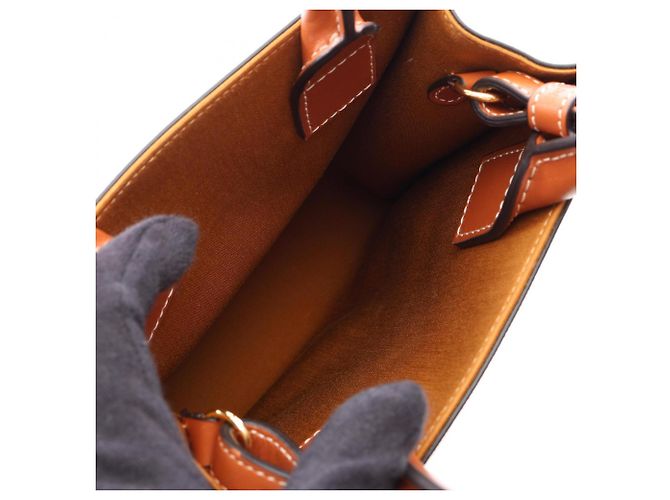 Céline Celine Mini Vertical Cabas 2-Way Handtasche Braun Schwarz - Ansicht 3